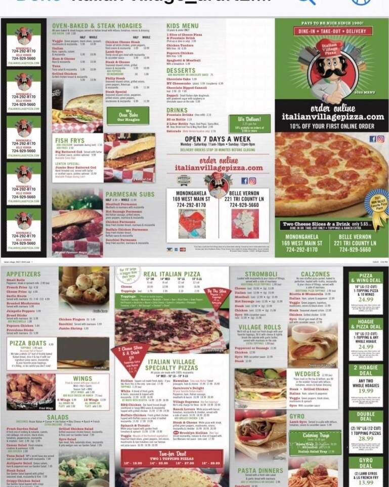 Italian Village Pizza - Belle Vernon, PA