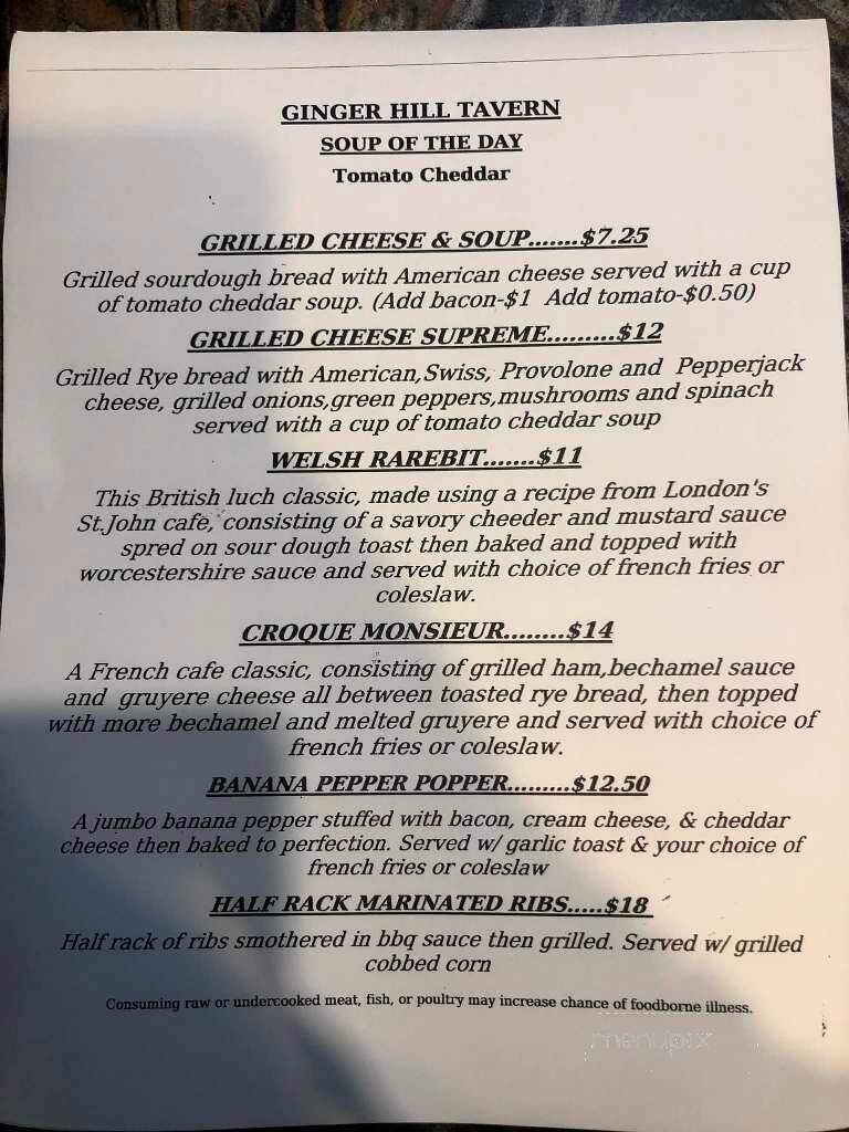 Ginger Hill Tavern - Slippery Rock, PA