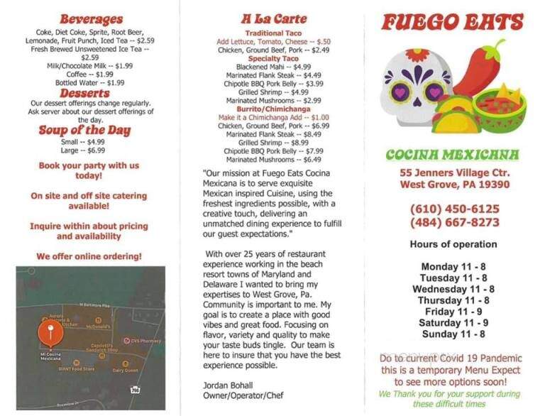 Fuego Eats - West Grove, PA