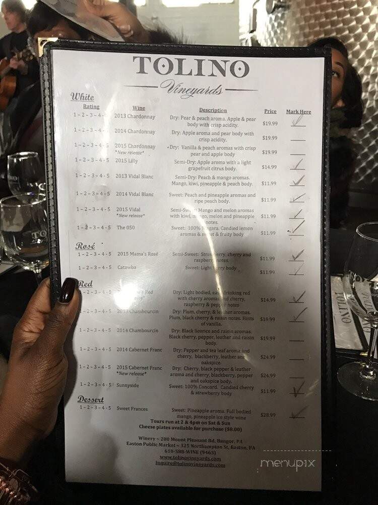 Tolino Vineyards - Bangor, PA