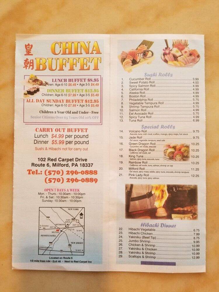 China Buffet - Milford, PA