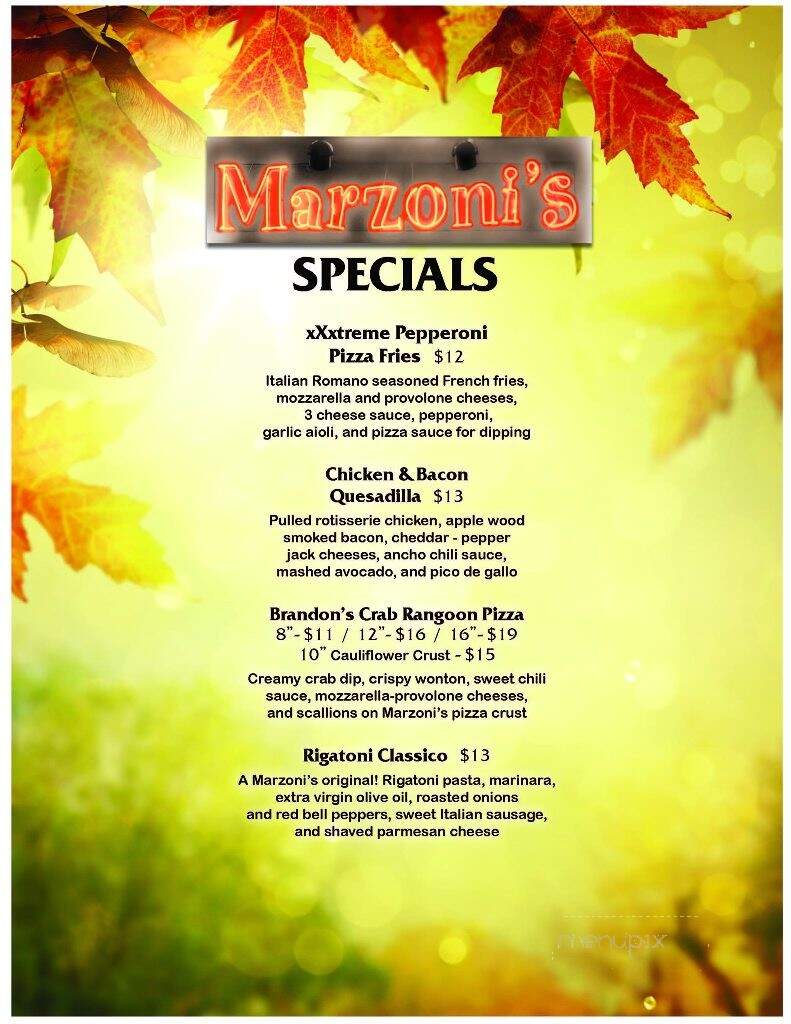 Marzoni's Brick Oven & Brewing - Duncansville, PA