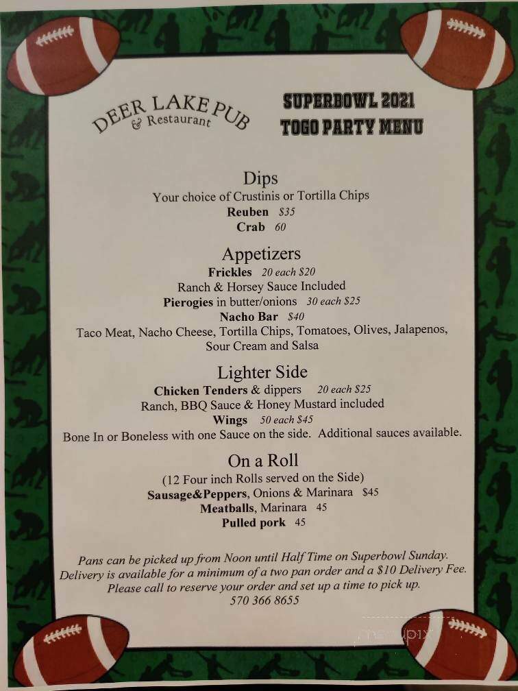 Deer Lake Pub & Restaurant - Orwigsburg, PA