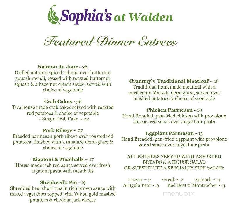 Sophia's at Walden - Mechanicsburg, PA