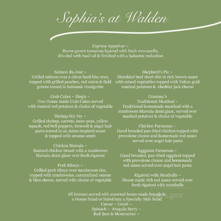 Sophia's at Walden - Mechanicsburg, PA