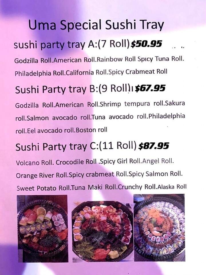 Uma Japanese Hibachi & Sushi Bar - Saint Clair, PA