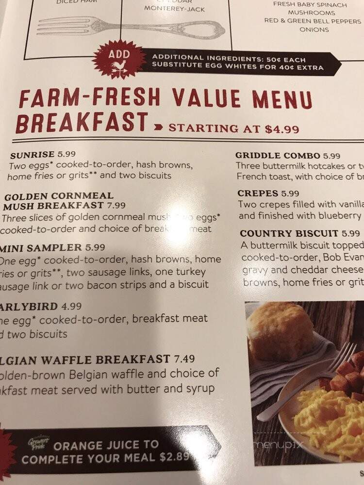 Bob Evans Restaurant - McMurray, PA