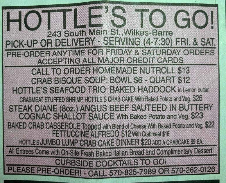 Hottle's Restaurant - Wilkes Barre, PA