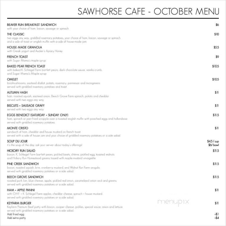 The Sawhorse Cafe - Williamsport, PA