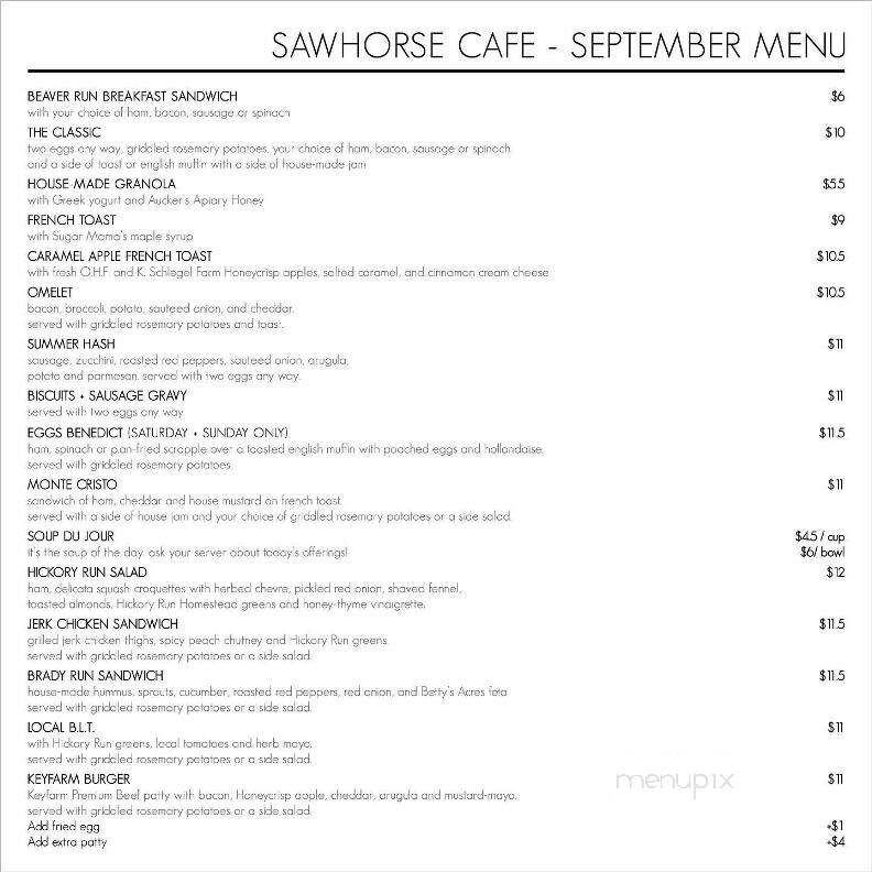 The Sawhorse Cafe - Williamsport, PA