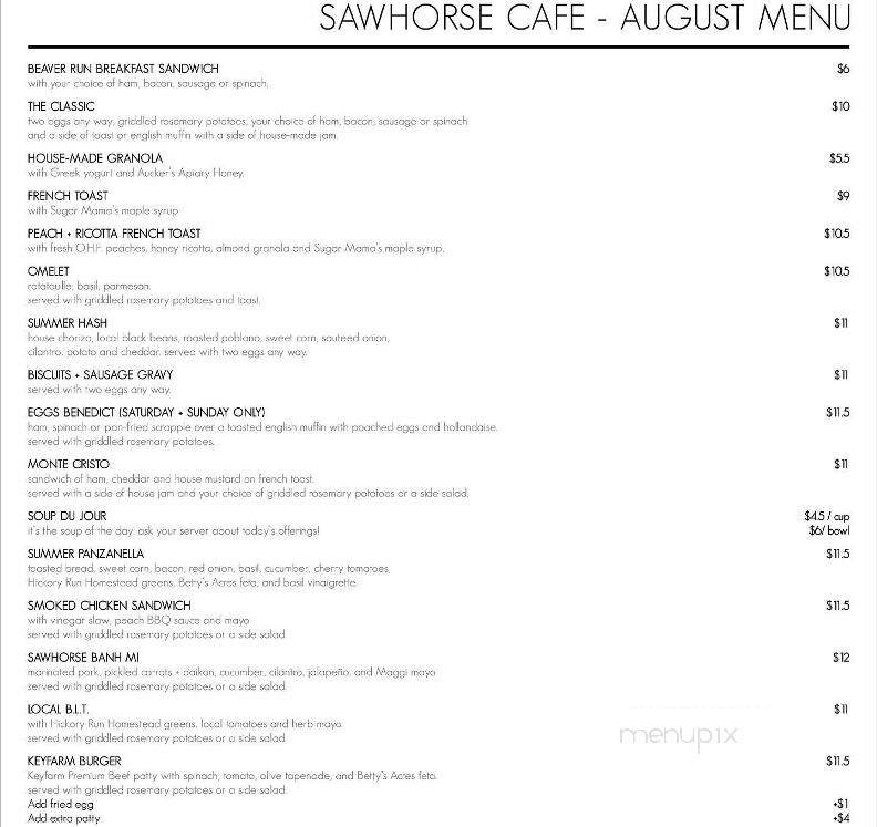 The Sawhorse Cafe - Williamsport, PA