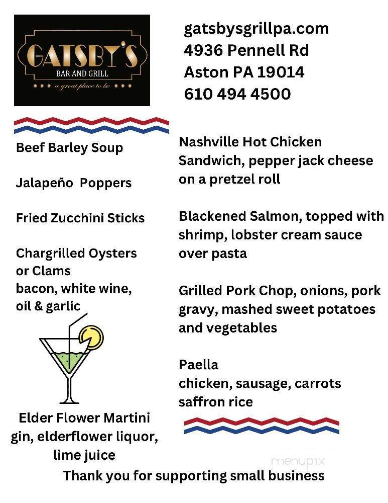 Gatsby's Bar and Grill - Aston, PA