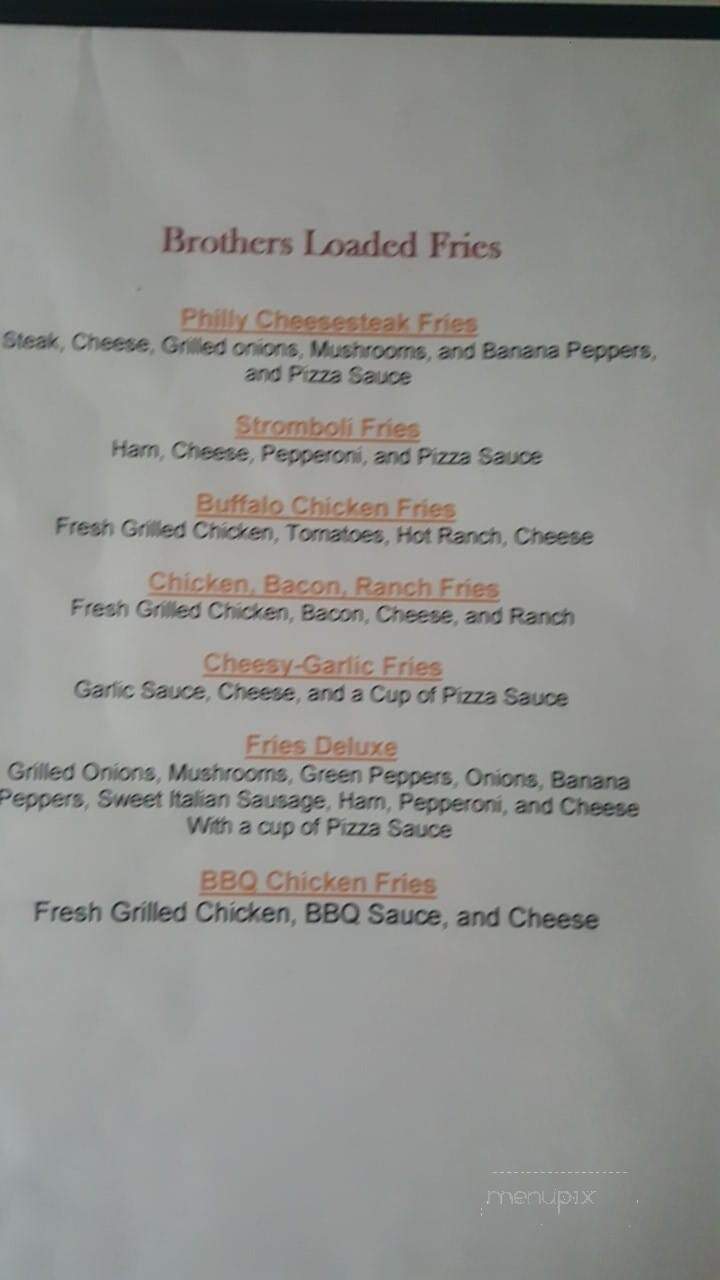 Brother's Pizza - Curwensville, PA