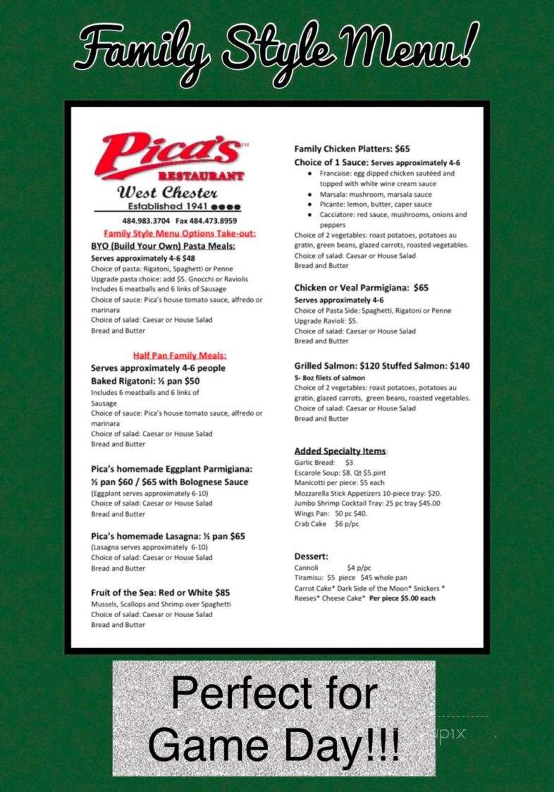 Pica's Restaurant - West Chester, PA