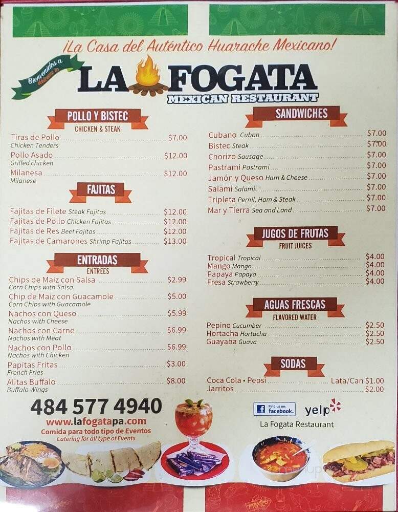 La Fogata Restaurant - Reading, PA