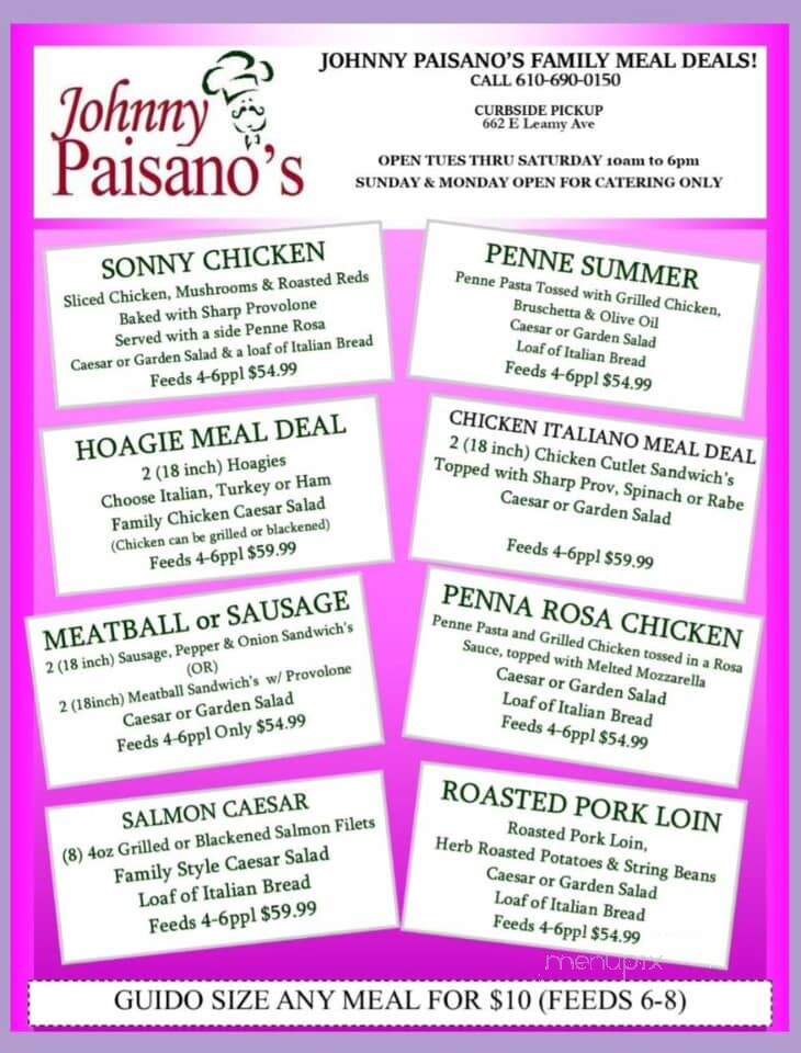 Johnny Paisano's - Springfield, PA