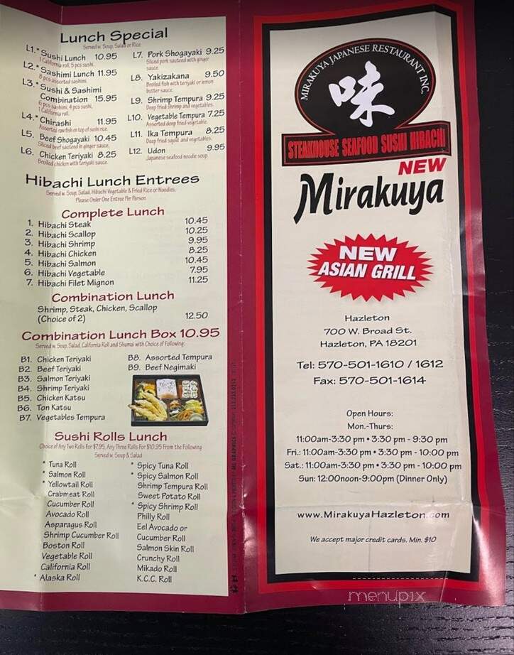 Mirakuya - Hazleton, PA