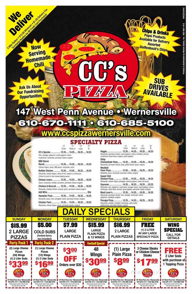 C C Pizza - Wernersville, PA