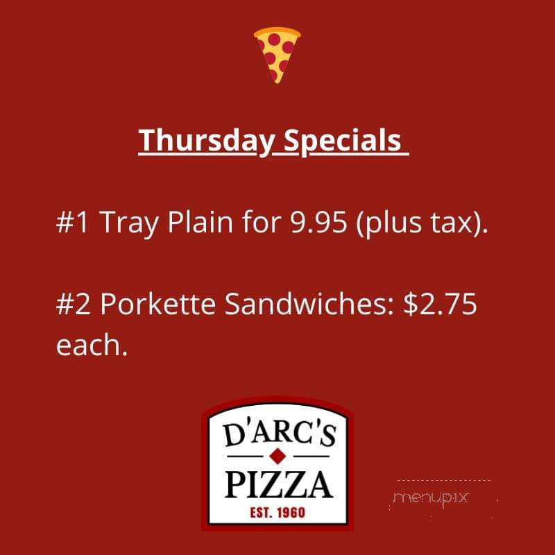 D'Arc's Pizza Shop - Windber, PA