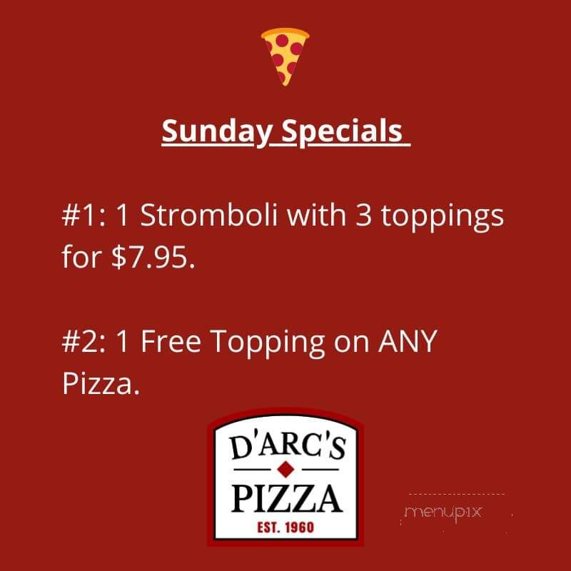 D'Arc's Pizza Shop - Windber, PA