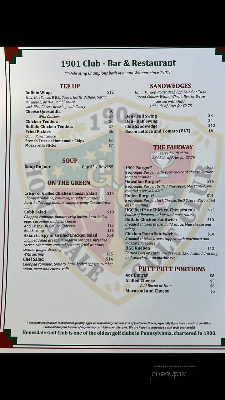 Honesdale Golf Club Restaurant - Honesdale, PA