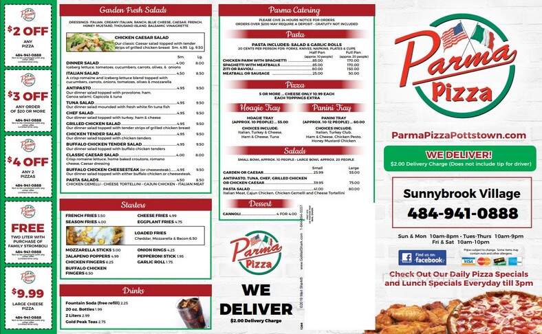 Parma Pizza - Pottstown, PA