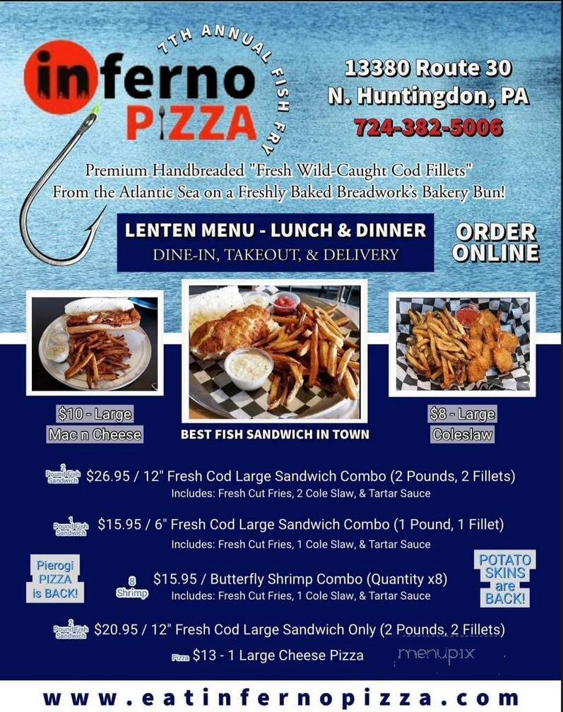 Inferno Pizza - Irwin, PA