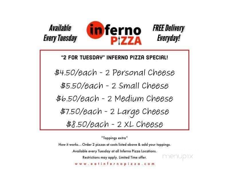 Inferno Pizza - Irwin, PA