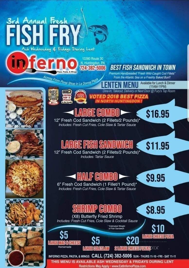 Inferno Pizza - Irwin, PA