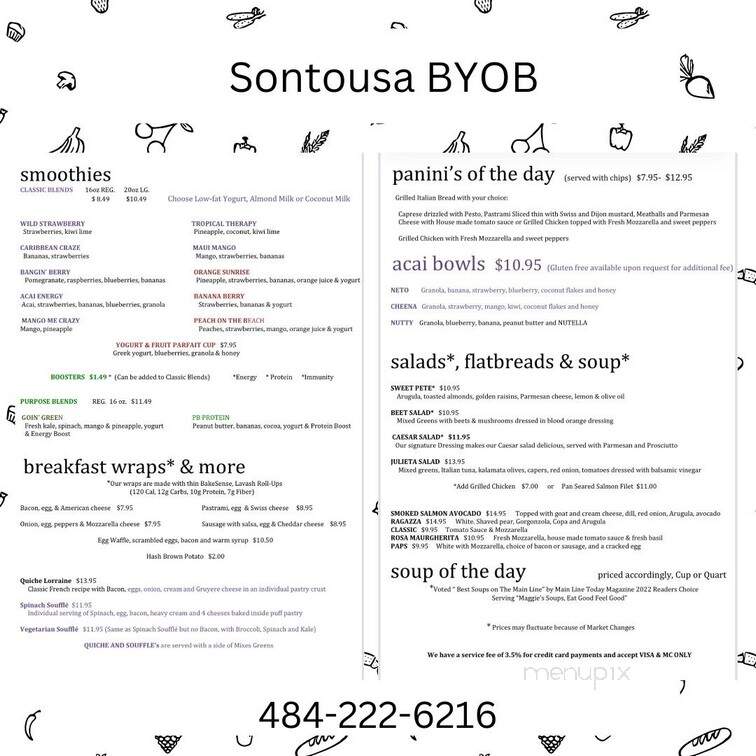 Sontuosa BYOB - Bryn Mawr, PA