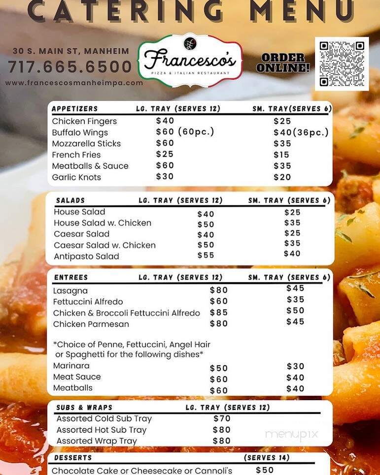 Francesco's Pizza & Restaurant - Manheim, PA