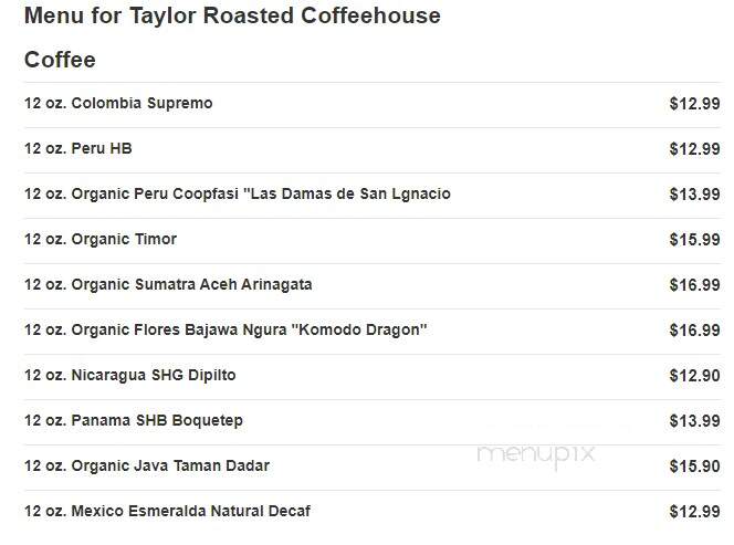 Taylor Roasted Coffee House - Northampton, PA