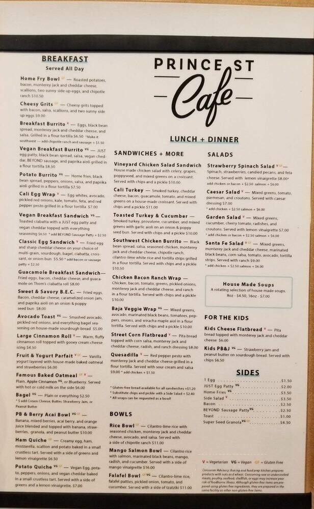 Prince Street Cafe - Lancaster, PA