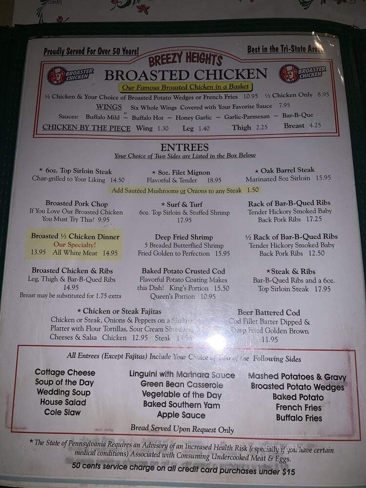 Breezy Heights Tavern - Avella, PA