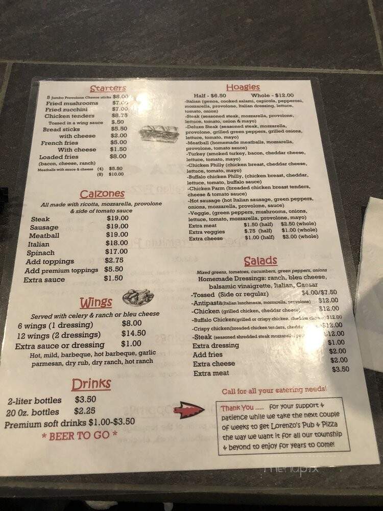 Lorenzo Italian Pizza - McMurray, PA