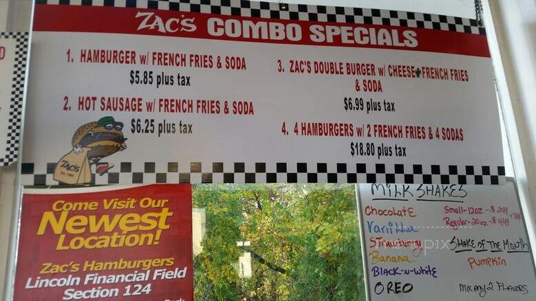 Zac's Burgers - Crum Lynne, PA