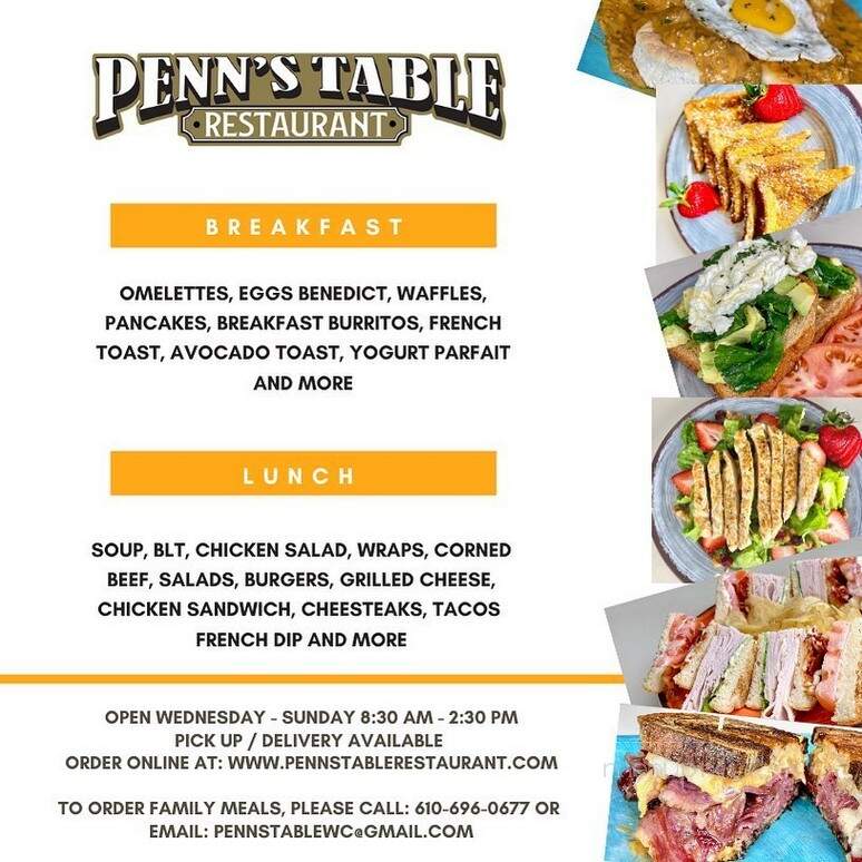 Penn's Table - West Chester, PA