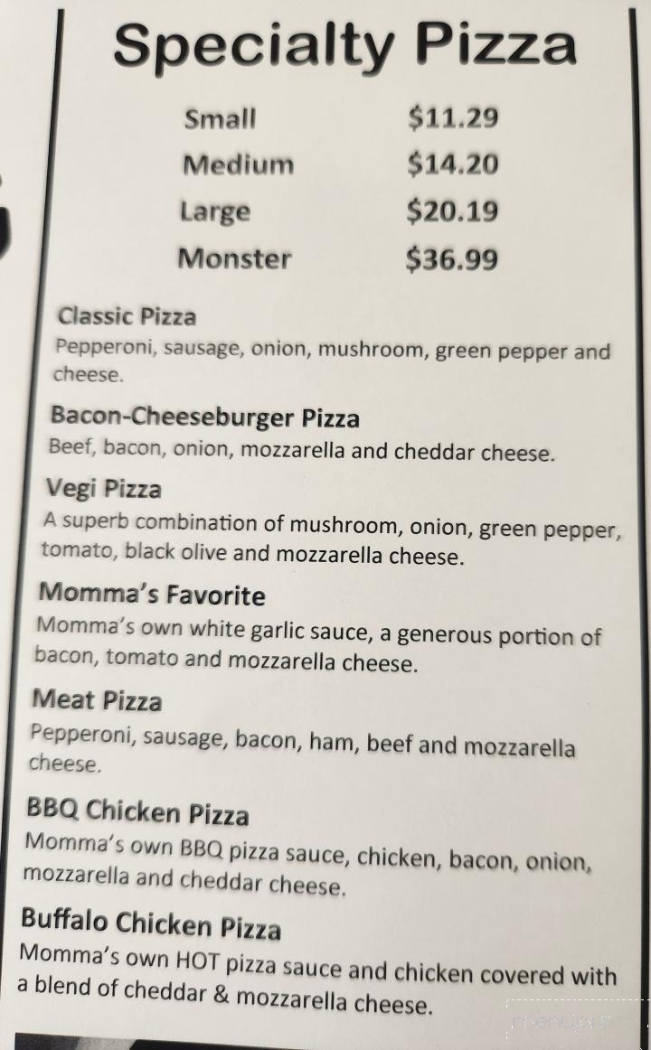 Momma Jo's Pizza - Somerset, PA