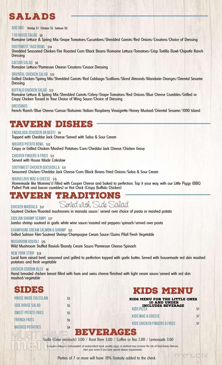 One Ten Tavern - Palmerton, PA