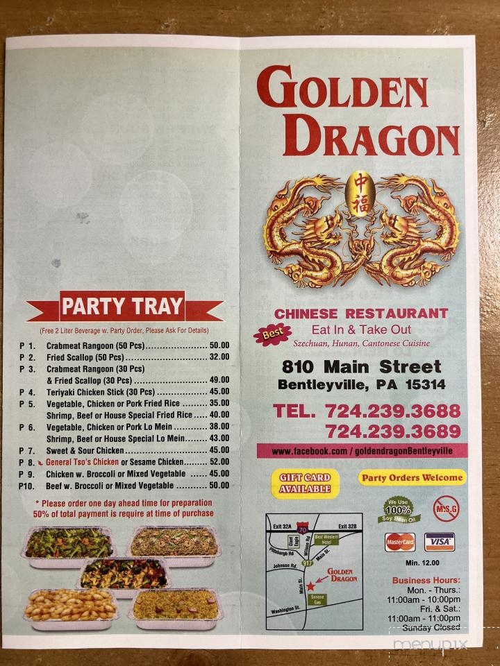 Golden Dragon - Bentleyville, PA