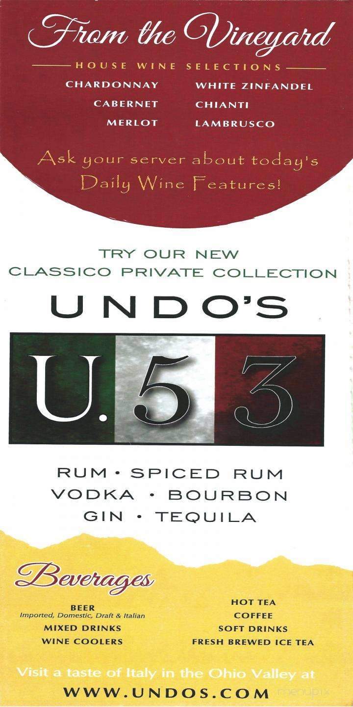 Undo's Sport's Bar - Elm Grove - Wheeling, WV