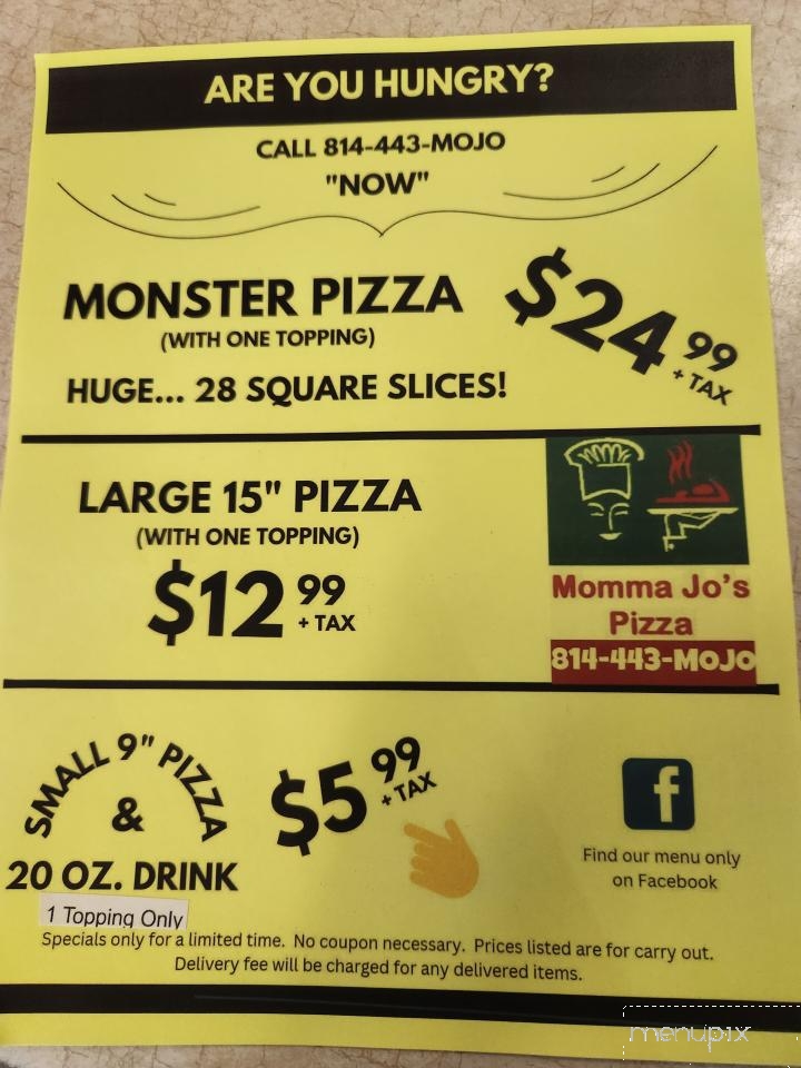 Momma Jo's Pizza - Somerset, PA