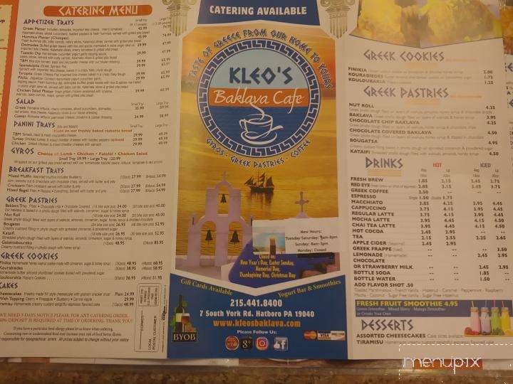 Kleo's Baklava Cafe - Hatboro, PA