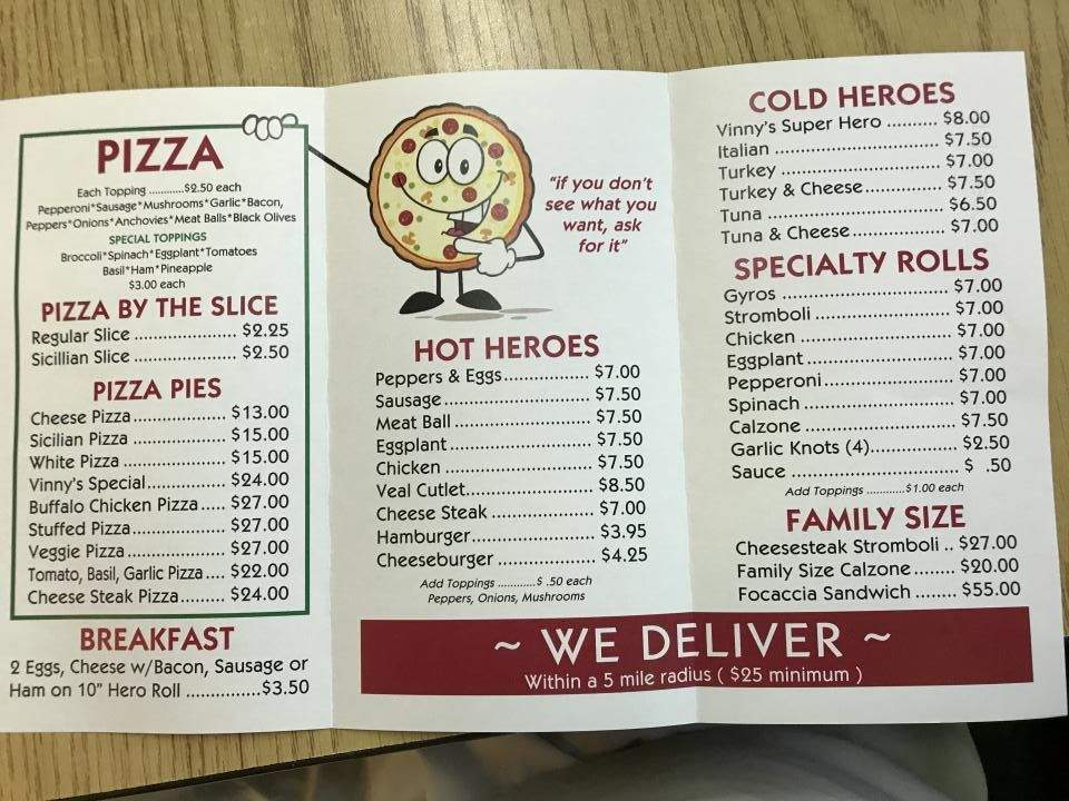 Vinnys Pizzeria - Pocono Summit, PA