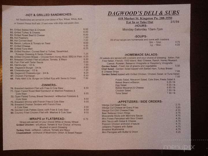 Dagwood's Deli & Subs - Kingston, PA