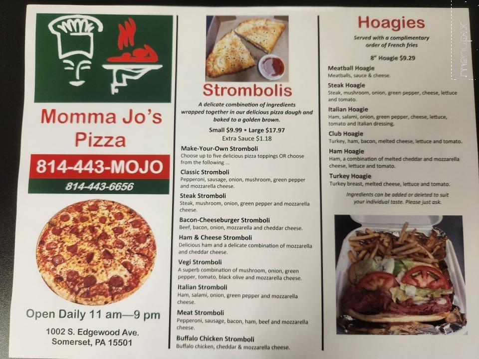 Momma Jo's Pizza - Somerset, PA