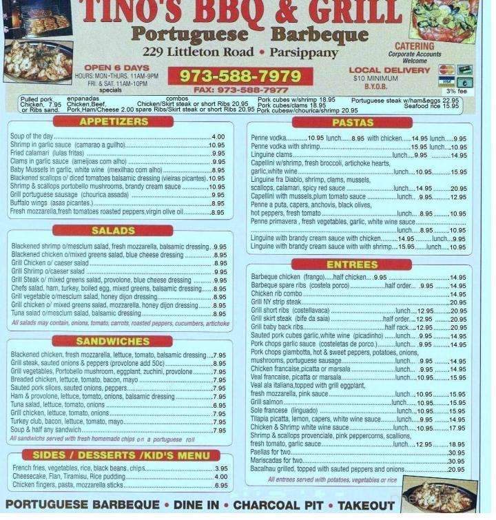 Tinos BBQ & Grill - Parsippany, NJ