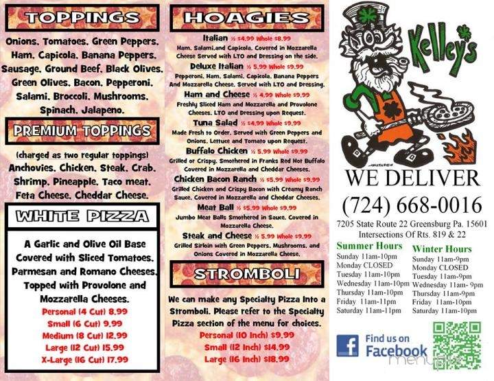 Kelley's Pizzeria - Greensburg, PA