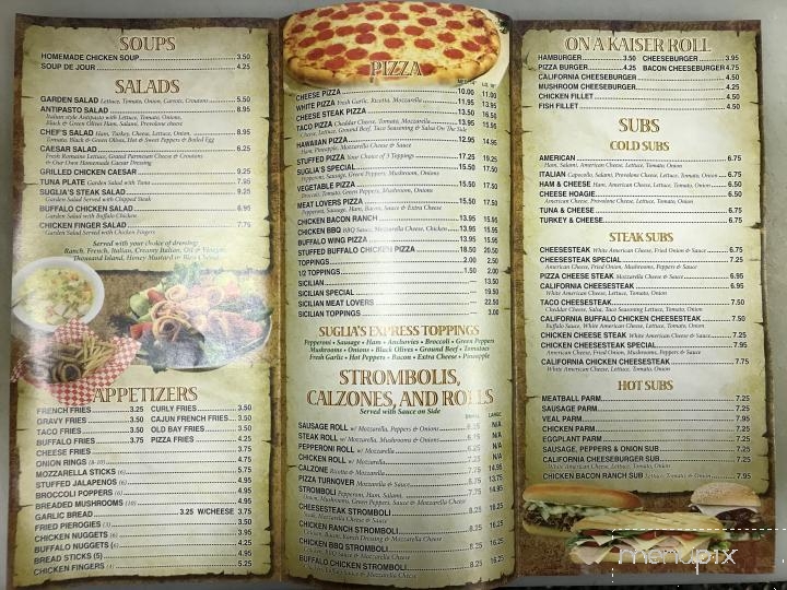 Suglia's Express Pizzeria & Restaurant - Schuylkill Haven, PA