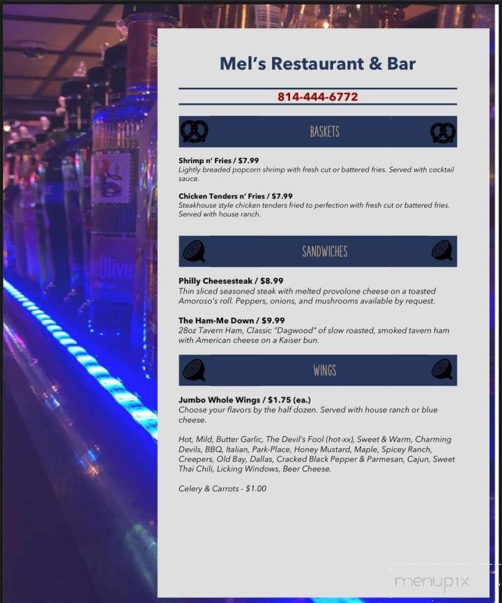 Mel's Restaurant & Lounge - Somerset, PA